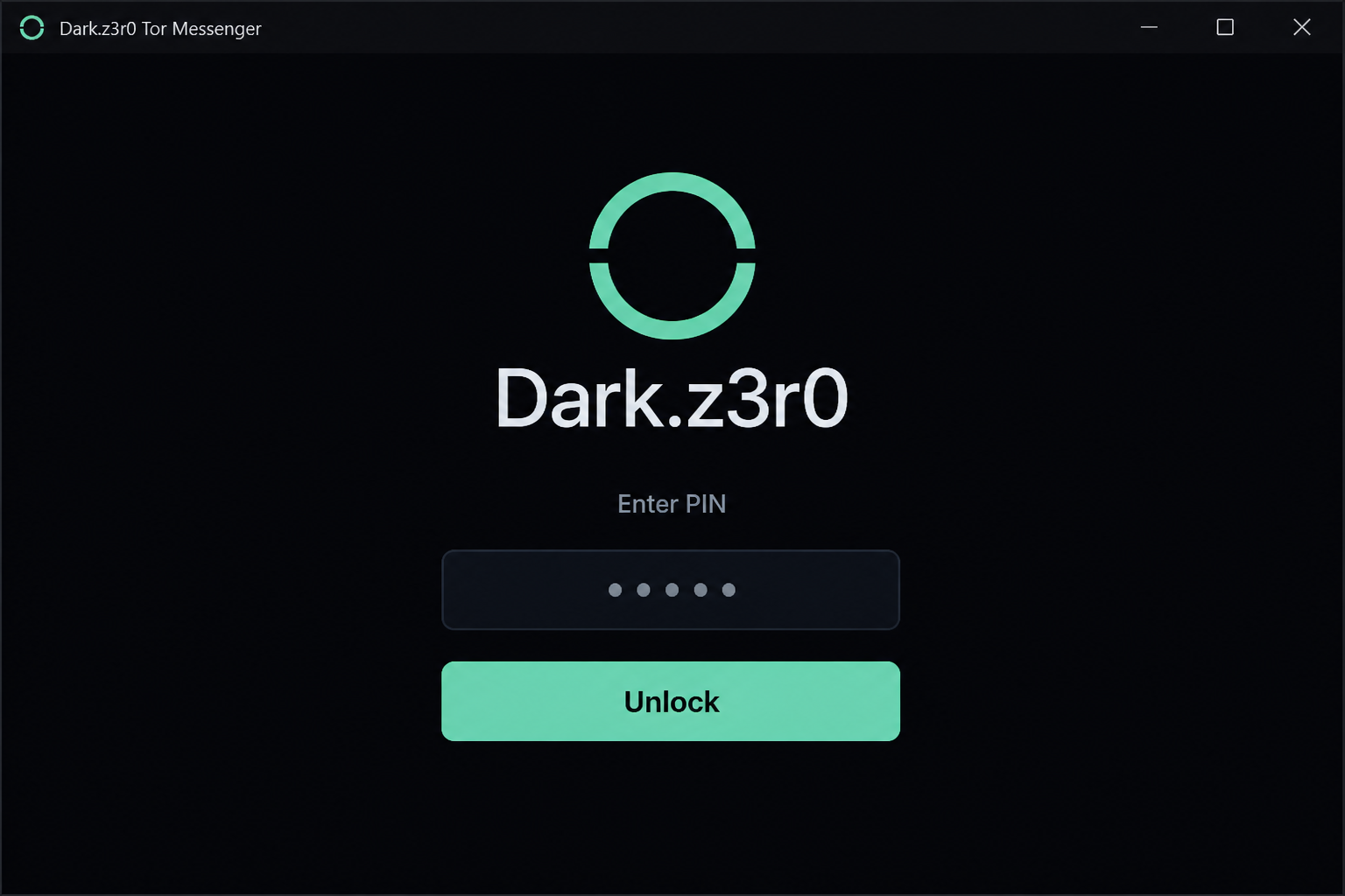 Dark.z3r0 lock screen mock